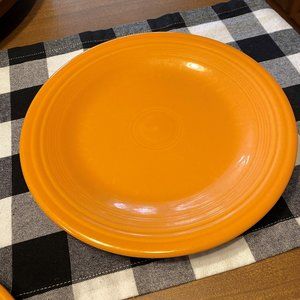 Fiesta Ware Tangerine Orange Dinner Plate